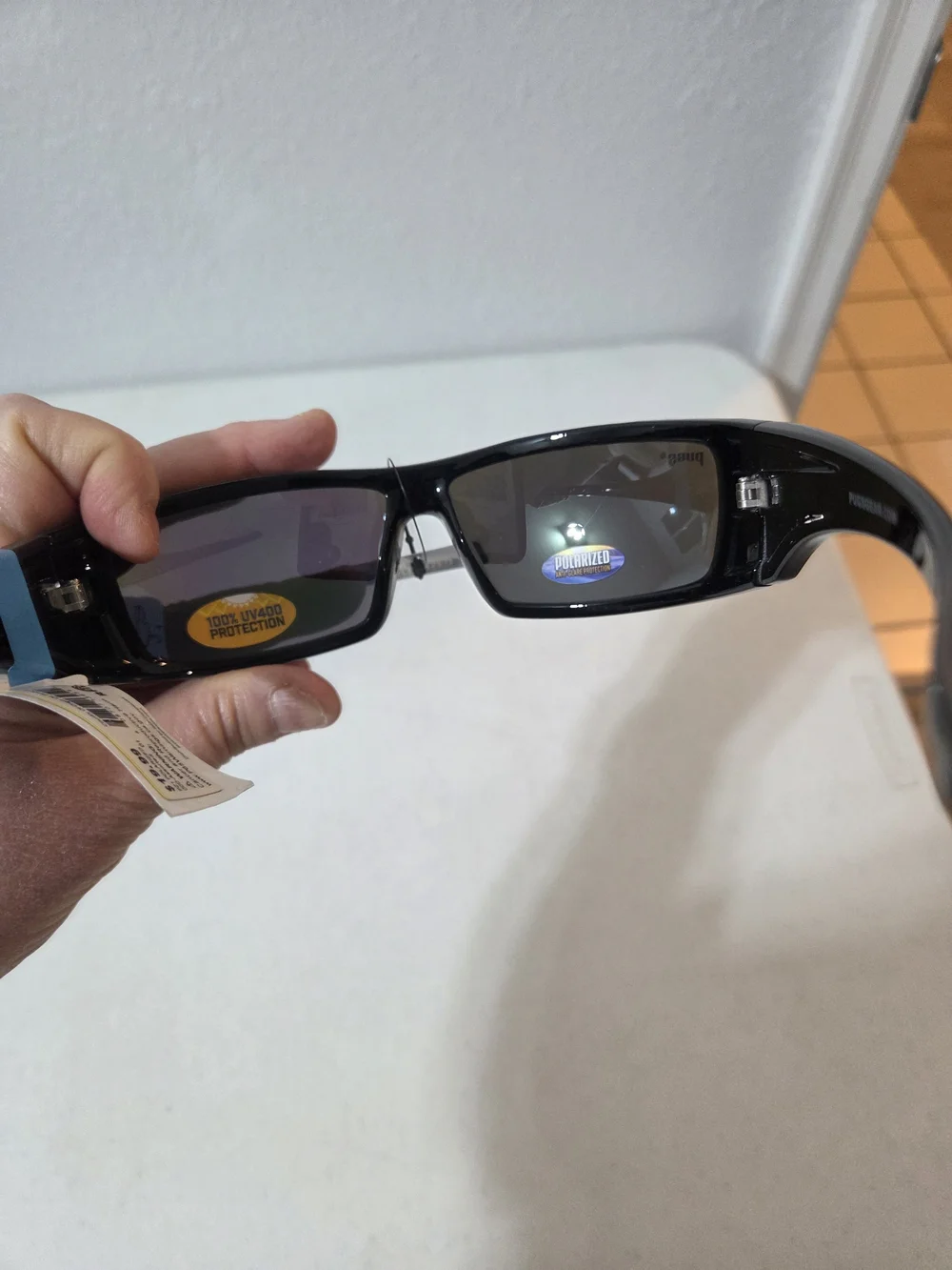NWT Pugs Polarized Mirrored Sunglasses - Gray Frame, Blue-Purple Lenses